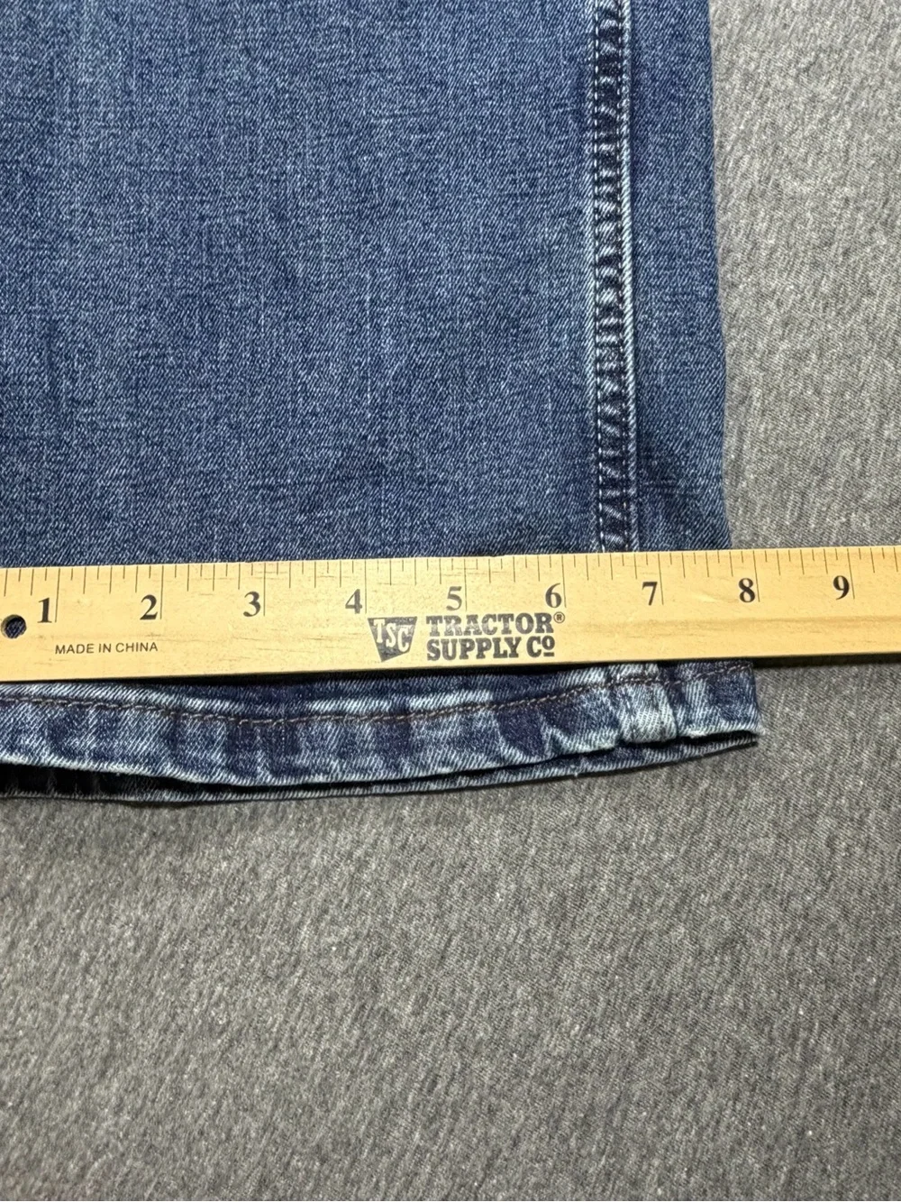 Wrangler Retro Slim Straight 34x36 Mens Blue Jeans Denim
